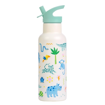 XL Stainless steel drinking bottle - Jungle